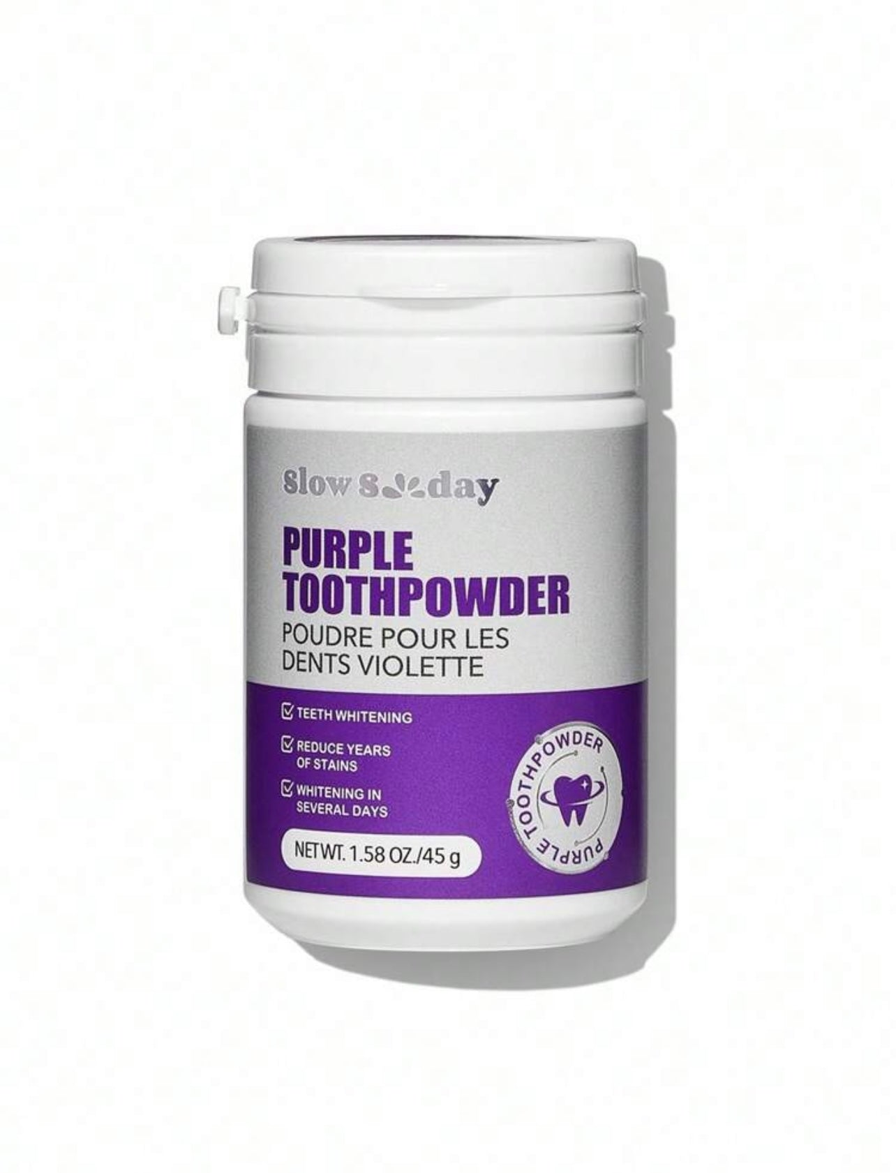 Poudre de blanchissement dentaire