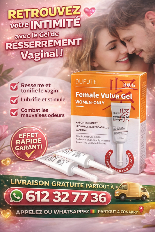 Gel de Resserrement Vaginal DUFUTE – Intimité Féminine, Effet Rapide Garanti