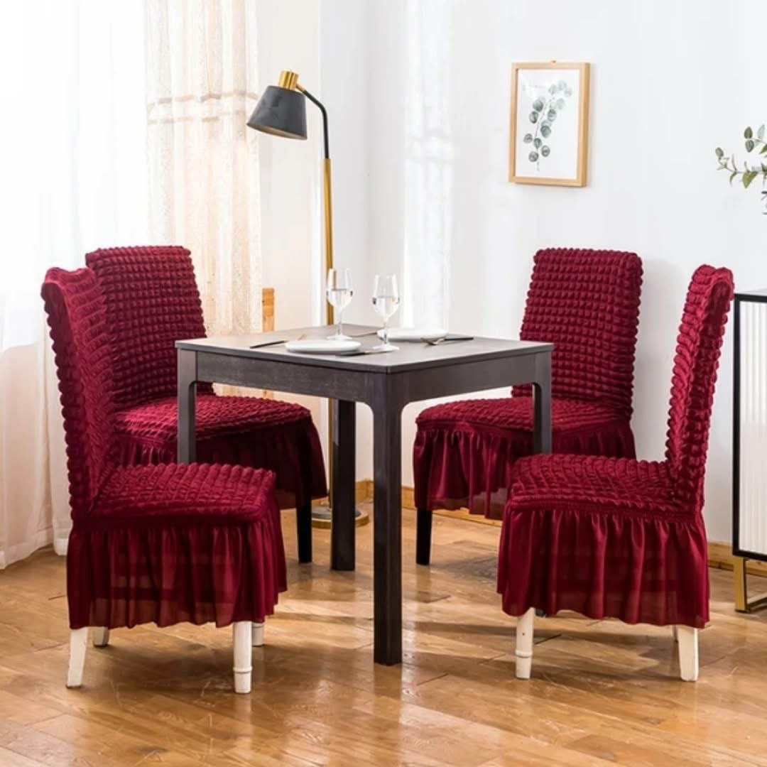 Housses de Chaises Universelles – Confort, Design et Longue Durée [ 6 pieces ]